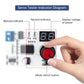 Hiwonder Single-Knob Servo Controller Board Servo Tester with Voltage Display &amp; Manual Adjustment