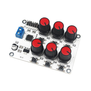Hiwonder 6-Channel Servo Controller Board w/ Knobs &amp; Over-Current Protection for Robot &amp; Robotic Arm