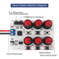 Hiwonder 6-Channel Servo Controller Board w/ Knobs &amp; Over-Current Protection for Robot &amp; Robotic Arm