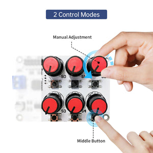 Hiwonder 6-Channel Servo Controller Board w/ Knobs &amp; Over-Current Protection for Robot &amp; Robotic Arm