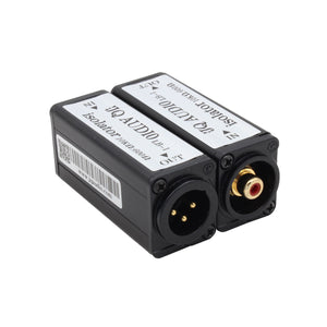 Single LB-1 10K:600 RCA to XLR Audio Isolator Unbalanced to Balanced Converter Audio Noise Cancellation