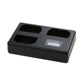 LP-E6-tri Portable Battery Charger 3 Charging Slots for Canon R5 R6 Cameras Batteries DSLR Triple Charging Base