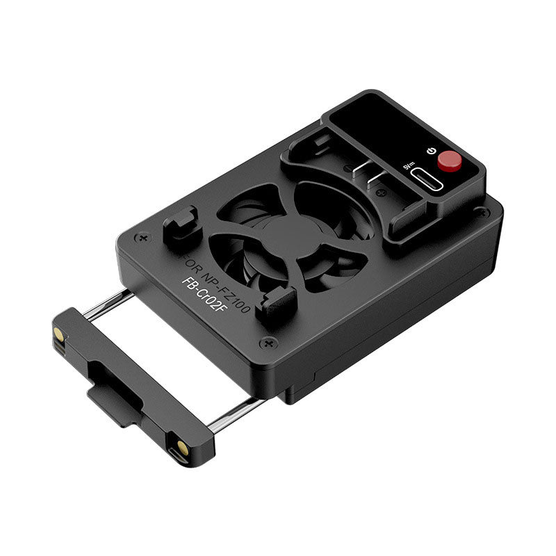 FB-Cr02F Portable High Speed Cooling Fan Low Noise Operation Air-cooled Camera Radiator for SONY/Canon Cameras