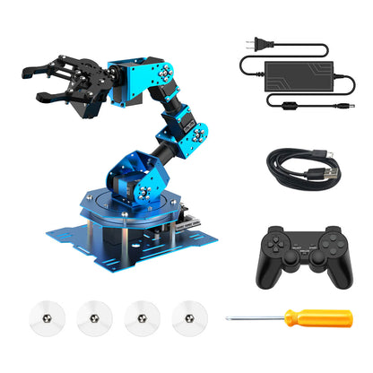 Hiwonder xArm 1S Assembled 6DOF Desktop Robotic Arm with Bus Servos for Position &amp; Voltage Feedback