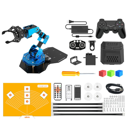 Hiwonder xArm2.0 6DOF Robot Arm Assembled Desktop Robotic Arm for Scratch/Python and Education