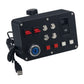 Racing Game Simulation Central Control Box with PETG 3D-printed Shell Support USB Plug and Play