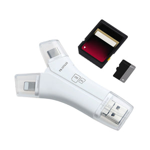 FB-OTG10 Multifunctional TF/SD Card Reader Bidirectional Transmission for DSLR Camera Memory Cards