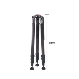 Carbon Fiber Tripod 6-10KG Load Capacity Telephoto Photography DSLR Tripod for Bird Watching/Shooting (without Gimbal)