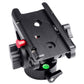 DV-60 Professional Bird Watching Aluminum Alloy Hydraulic Camera Gimbal 6KG Load Capacity with Detachable Handle