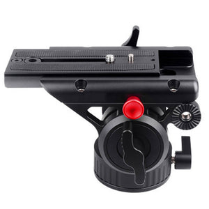 DV-60 Professional Bird Watching Aluminum Alloy Hydraulic Camera Gimbal 6KG Load Capacity with Detachable Handle