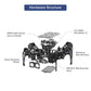 Hiwonder MiniHexa 18DOF ESP32 Hexapod Robot (Advanced Version with AI Vision and Voice Interaction)