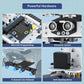 Hiwonder Qtruck Robot Car Kit Tracked Line-Following and Transport + 3DOF Robot Arm without Micro:bit