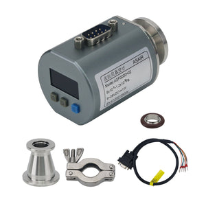 ASAIR Digital Display Pirani Vacuum Gauge KF16 to KF25 Kit with DG9 Cable Replacement for INFICON PSG500 Pirani Gauge