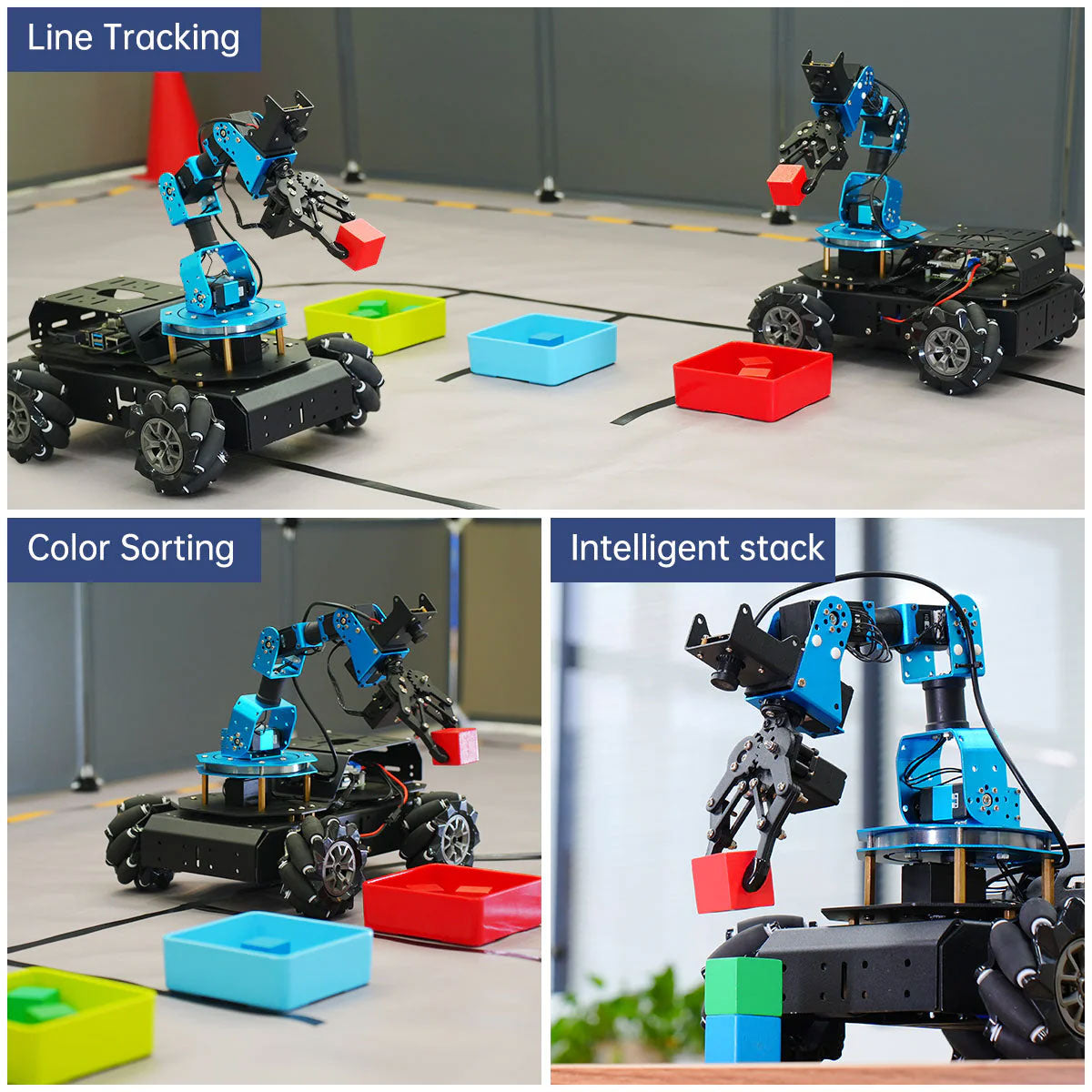 Hiwonder ArmPi Pro AI Vision Robot with Raspberry Pi 5 (8G), Mecanum W