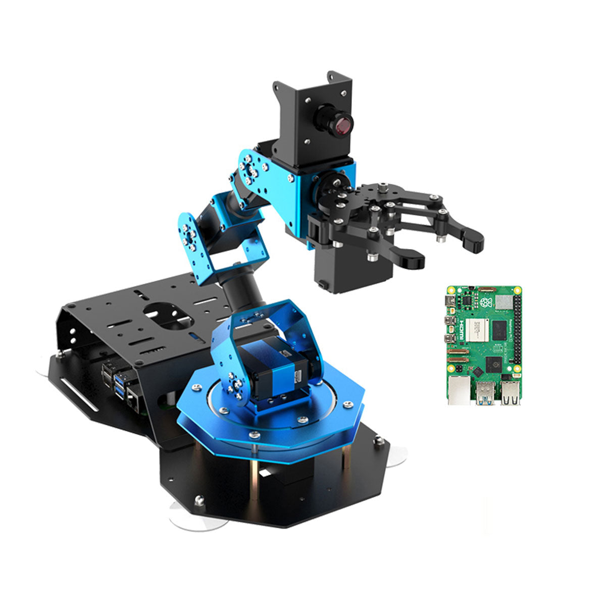 Hiwonder ArmPi FPV 5DOF AI Vision Robotic Arm ROS Robot Standard Version with Raspberry Pi 5 (4GB)