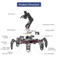 Hiwonder SpiderPi Pro Hexapod Robot Spider Robot + 5DOF AI Vision Robotic Arm + Raspberry Pi 5 (4GB)