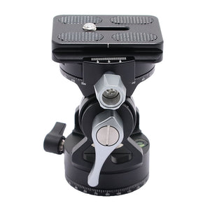 DV02P Portable Hydraulic Gimbal with Handle Bird Watching 2D Camera Gimbal 2.5KG Load Capacity