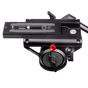 DV80 Professional Bird Watching Aluminum Alloy Hydraulic Camera Gimbal 15KG Load Capacity with Detachable Handle