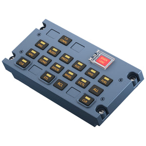 WINWING ECAM Flight Simulation Panel with EMER CANC Push Button Support for X-Plane MSFS Flight Game Simulators