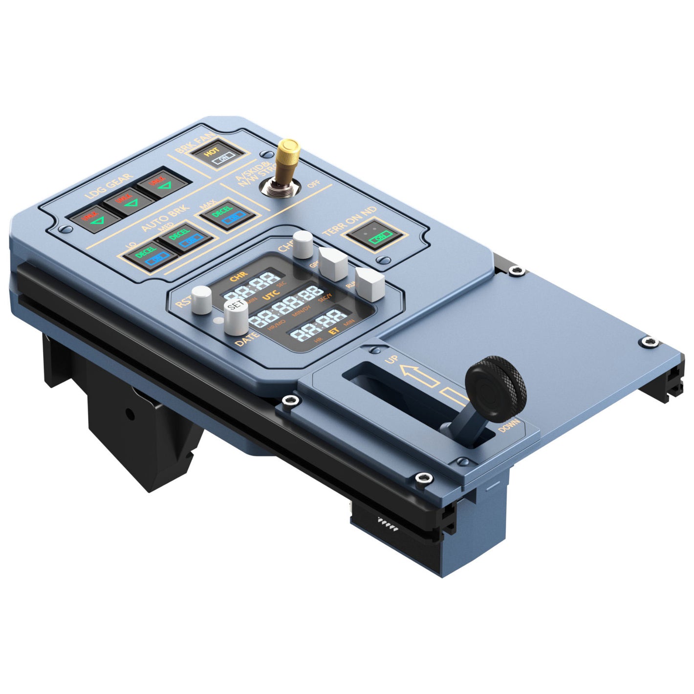 WINWING AGP Metal Flight Simulation Landing Panel Support for X-Plane MSFS Flight Game Simulators