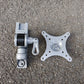 WLB273 Rotatable Monitor Wall Mount Bracket with 15KG Load Capacity for 10-17 Inches TVs/Computers Installation