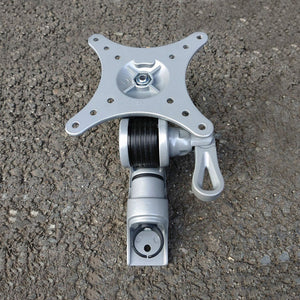WLB273 Rotatable Monitor Wall Mount Bracket with 15KG Load Capacity for 10-17 Inches TVs/Computers Installation
