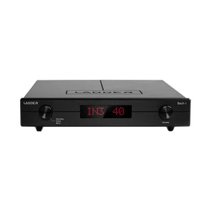 Black LADDER BACH II Black R2R Decoding Fully Balanced HiFi Preamplifier 2-Channel XLR Input with Remote Control