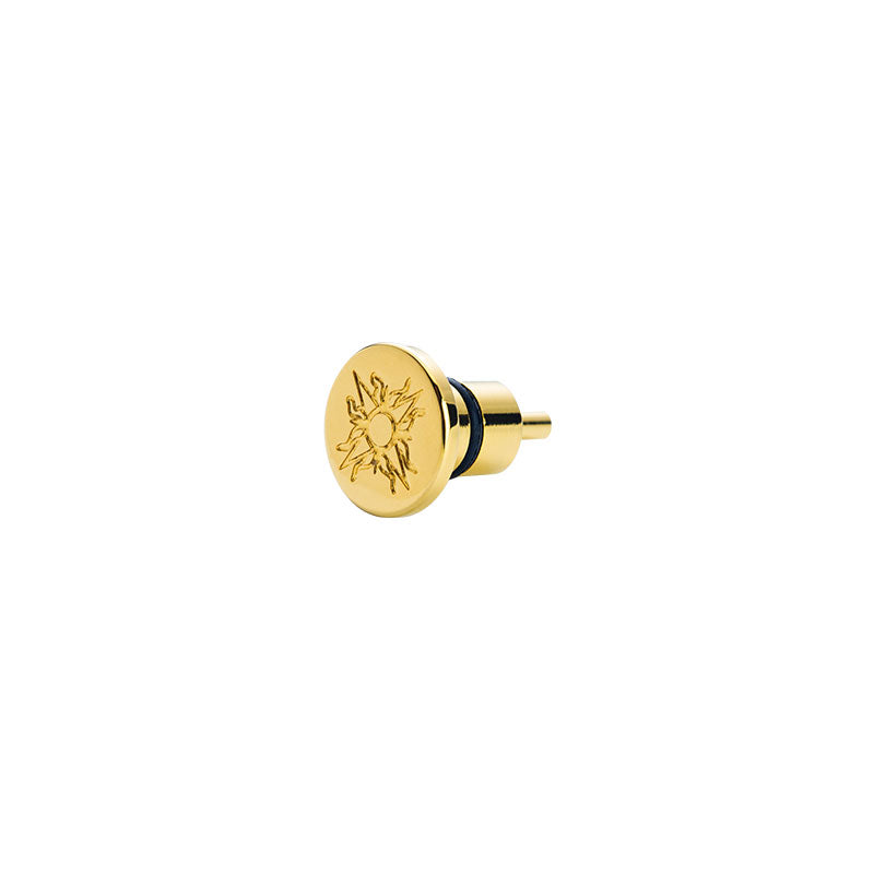 1PCS Cayin Custom 6.35mm Headphone Jack Dust Plug Gold-plated Brass Plug for Music Players and Headphone Amplifiers