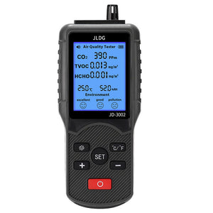 JD-3002 Multifunctional Air Quality Tester High Precision CO2/TVOC/HCHO/Temperature/Humidity Detector