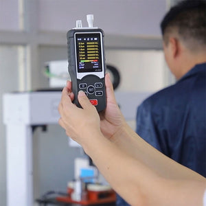 JD-3003 6-Channel Handheld Dust Particle Counter 0.3um/0.5um/1.0um/3.0um/5.0um/10um Built-in Micro Air Pump with 2.8-inch HD LCD