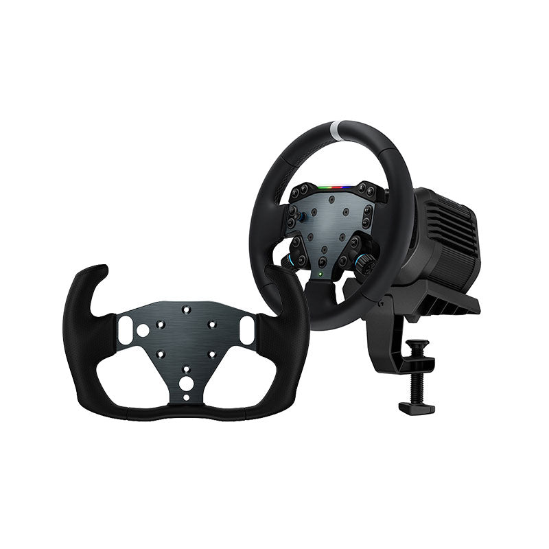 Original RS50 System (PC Version) 8Nm Direct Drive Base w/ Steering Wheel & Table Clamp + RS Track Wheel for Logitech
