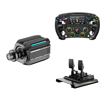 MOZA R25 Ultra True Torque 25Nm Direct Drive Wheel Base + 11-Inch FSR2 Steering Wheel + CRP2 2-Pedal Set
