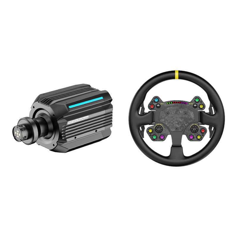 MOZA R25 Ultra True Torque 25Nm Direct Drive Wheel Base DD Wheel Base + 13-Inch RS V2 Racing Wheel