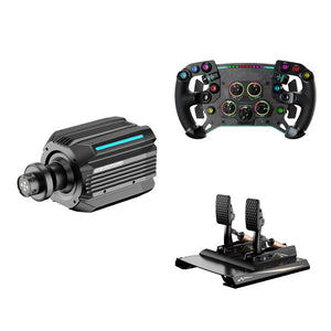 MOZA R25 Ultra True Torque 25Nm Direct Drive Wheel Base + 11.8" GS V2P GT Wheel + CRP2 2-Pedal Set