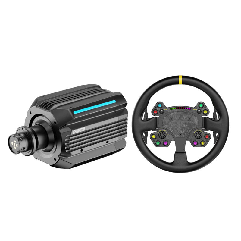 MOZA R21 Ultra 21NM DD Wheel Base Force Feedback Base Racing Simulator + 13-Inch RS V2 Steering Wheel