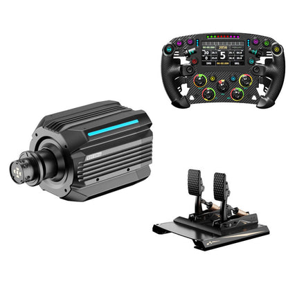 MOZA R21 Ultra 21NM DD Wheel Base Force Feedback Base + 11-Inch FSR2 Steering Wheel + CRP2 2-Pedal Set