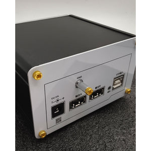OCXO 1-IN 2-OUT USB Digital Audio Isolator USB Water Washing Device Built-in Low Phase Noise OCXO
