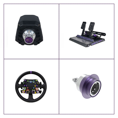CONSPIT ARES APEX 8Nm DD Wheel Base + 12.2-Inch 310 Apex Steering Wheel + CDR Quick Release + CPP APEX 2-Pedal Set