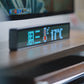 Aluminum Alloy Version LED Dot Matrix Pixel Clock Pickup Voice Control Music Spectrum Light WiFi Time Weather Display Clock