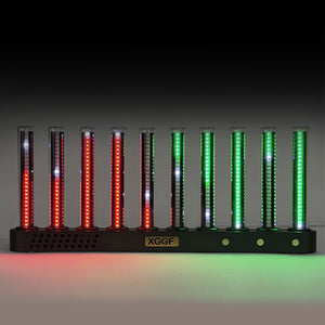 XW25MINI LED Spectrum Light Pickup Voice Control Music Spectrum Desktop Rhythm Light with Aluminum Alloy Base