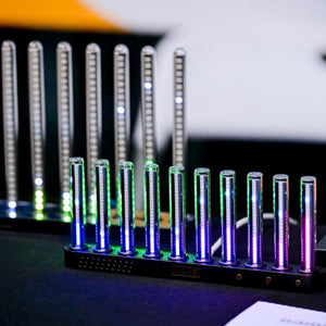 XW25MINI LED Spectrum Light Pickup Voice Control Music Spectrum Desktop Rhythm Light with Aluminum Alloy Base