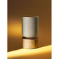 B&O Beosound Balance 360-Degree Speaker 850W Bluetooth Speaker (Natural Oak and Gold Fabric Cover)