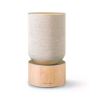 B&O Beosound Balance 360-Degree Speaker 850W Bluetooth Speaker (Natural Oak and Gold Fabric Cover)