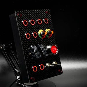 SIMNANMU-BOX-V6 Sim Racing Button Box for Euro Truck Simulator, Assetto Corsa, iRacing, and Horizon