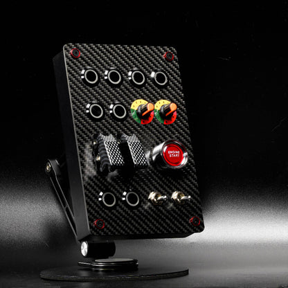 SIMNANMU-BOX-V6 Sim Racing Button Box for Euro Truck Simulator, Assetto Corsa, iRacing, and Horizon
