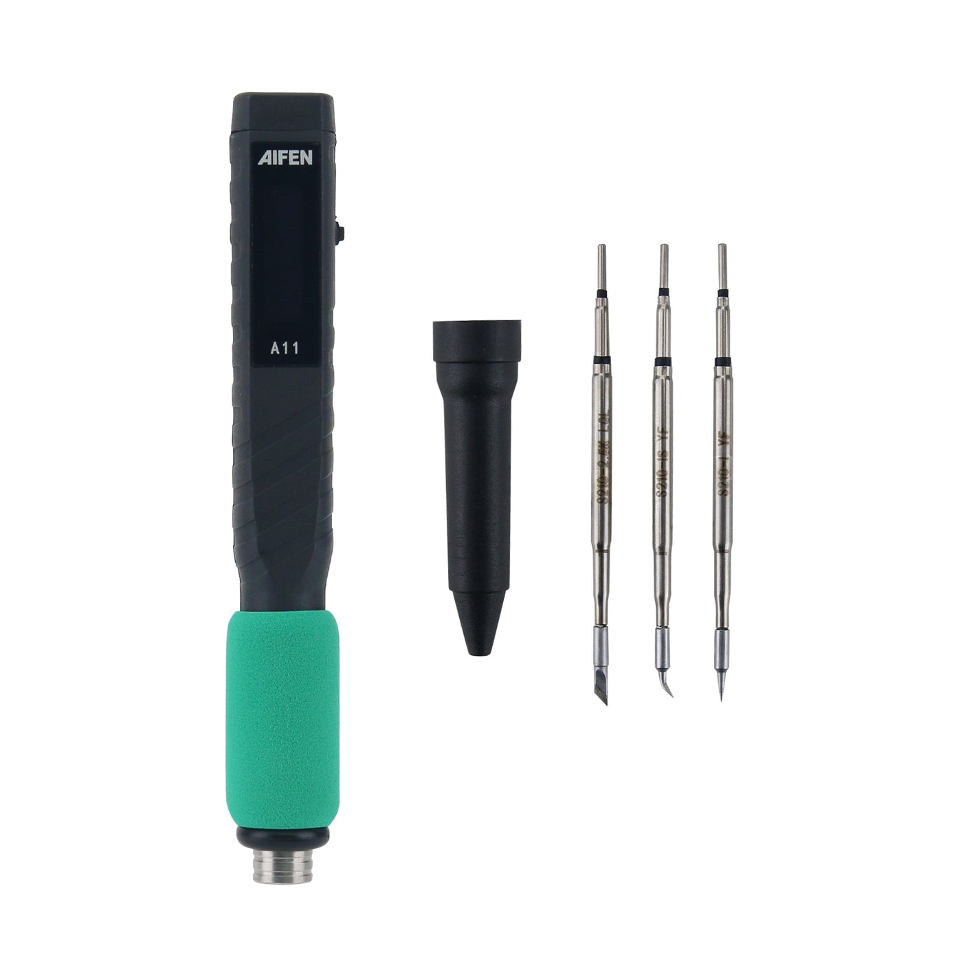 Soldering Iron Kit AIFEN-A11 AIFEN A11 Soldering Handle + 3pcs C210 Soldering Tips Used for Repair