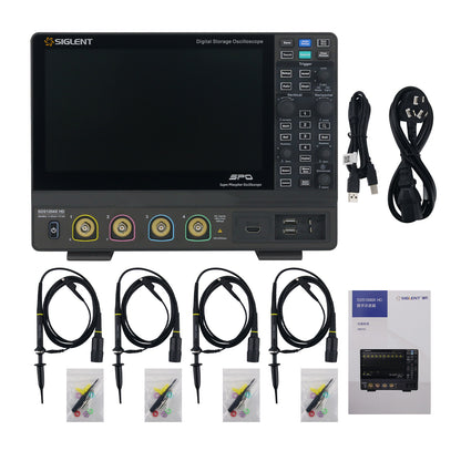 SDS1204X HD 12Bit High Resolution 200MHz 2GSa/s 4-Channel Digital Oscilloscope Support Multiple Trigger Function
