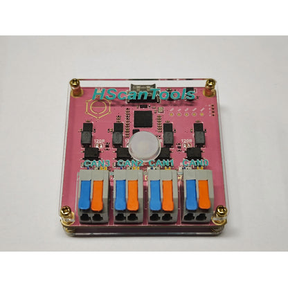 HSCanT Multi-channel High Speed USB-CAN(FD) Analyzer 8Mbps USB to 4-Channel CAN FD Tool Based on HPM5321 Chip