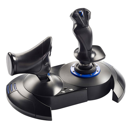 Original T.Flight Hotas 4 Flight Joystick with Dual Rudder System for Thrustmaster, PC, PS4 and PS5
