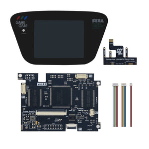 Black OGS Screen MOD Kit High Quality Full Fit Screen and Plus Cable with Adjustable Brightness